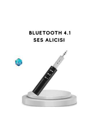 Mini Bluetooth Ses Alıcısı 3.5mm Girişli Kablosuz Müzik Adaptörü