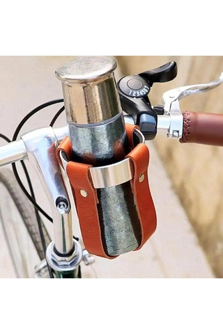 Homyl 25.4-31.8mm Gidon Taşıyıcı Fincan Tutucu Için Bisiklet Kahverengi