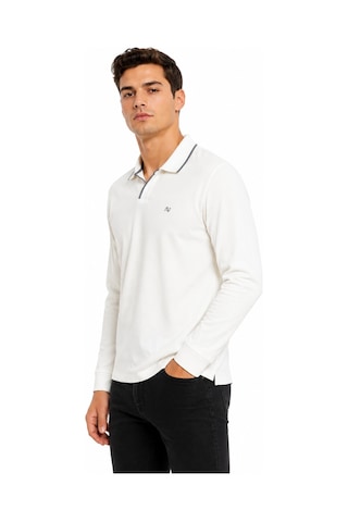Advante Erkek Mevsimlik Spor Polo V Yaka Sweatshırt Bgl-st05469 Ekru
