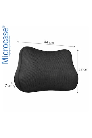 Microcase Ortopedik Memory Foam Nefes Alabilen Kumaş Oto Ve Koltuk Sırt Dayama Minderi Al5520