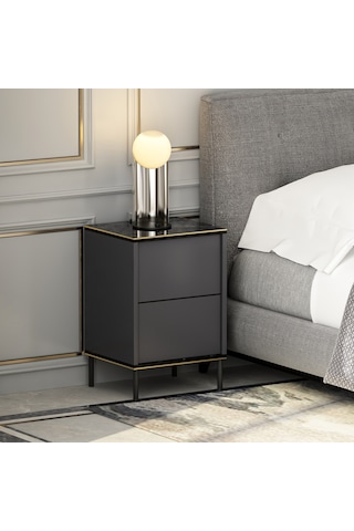 İMAJ KOMODİN ANTRASİT (MERMER DESEN)