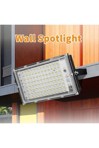 Trendooze Suya Spot Oyun Mekan Led'li Kapı Kafesi Kablo Işıkları Ip65 İçin Güvenli Fener Duvar Dış Dayanıklı Bahçe Bağlantısı Alanı Ac180-240v 50w 50led'li Gp