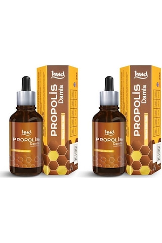 Hud Propolis Damla 50 Ml 2 Adet – Su Bazlı Propolis Ekstraktı