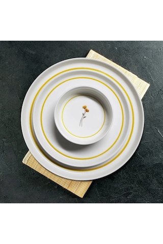 Güral Porselen İris 18 Parça Yemek ve Sunum Seti