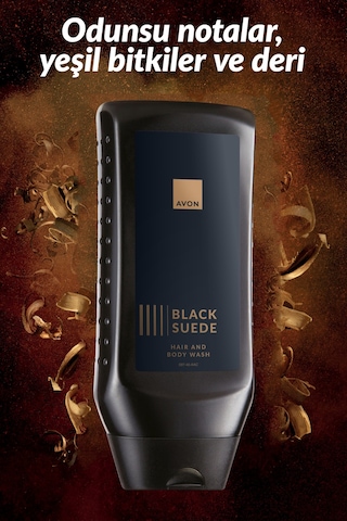 Black Suede Erkek Saç Ve Vücut Şampuanı 250 Ml. İkili Paket Tüm Saçlar