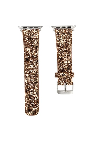 Ally Apple Watch 7-8 41mm 6-5-4 40mm Kayış Kordon Deri Sim İşlemeli 3-2-1 38mm- 5775