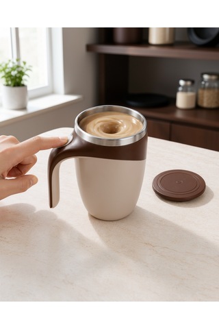 Usb Şarjlı Manyetik Karıştırıcı Kupa 1.5 L Çok Renkli