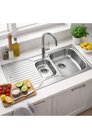 Teka Princess 60 B Paslanmaz Çelik Eviye - 40109146