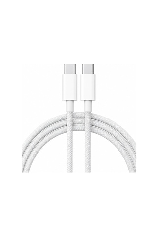 45w Type-c Hızlı Şarj Adaptörü Usb-c To C Kablo Seti 1 Metre Beyaz