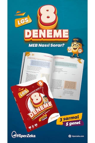 2027 Lgs 8. Sınıf 8 Deneme 3 Sarmal & 5 Genel