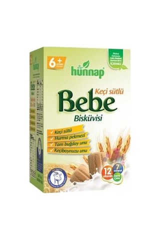 Hünnap Keçisütlü Vitaminli Bebe Bisküvisi 400Gr
