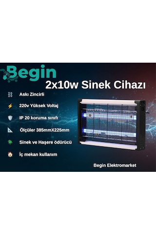 2x10 W Sinek Cihazı 260x385