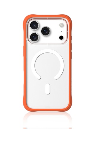 Apple Uyumlu iPhone 17 Pro  Kılıf M-safe Şarj Özellikli Airbagli Youngkit Dynamic 2 Serisi Kapak Turuncu Turuncu