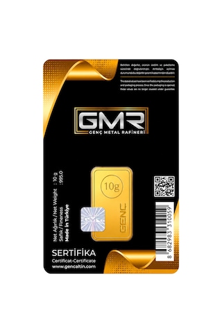 10 Gram Külçe Altın 24 Ayar