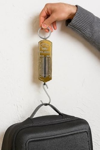 El Kantarı, 25 Kg Kapasiteli, Metal Gövdeli, Sarı Levhalı, Taşınabilir, Et Taşıma, Balık Avı İçin, Hassas Tartı, Askı Kancalı, Pocket Balance, Ek521 Açık Bej
