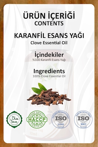 Karanfil Yağı Clove Essential Oil 10 Ml.