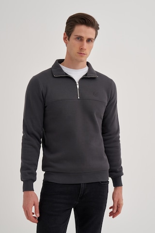 Cazador 56180 Erkek Dik Yaka Sweat Antrasit