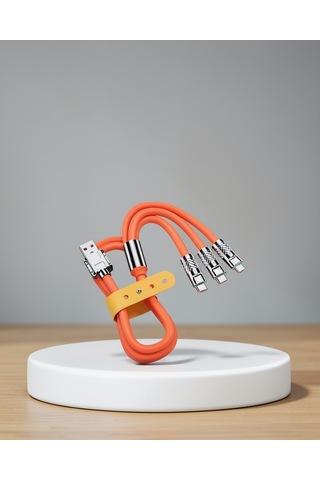120w Şarj Kablosu, 1.2m Dolaşmaya Dayanıklı Çinko Alaşımlı Usb 0