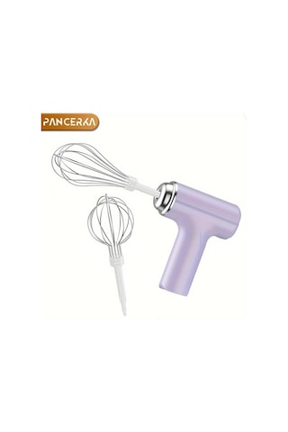 Elmpaly Purple Pancerka Şarjlı Kablosuz Elektrikli Yumurta Mikseri, Kompakt Çırpıcı Diğer