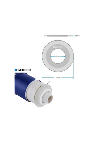 Geberit Orijinal Gömme Rezervuar Iç Takım Boşaltma Contası Diğer