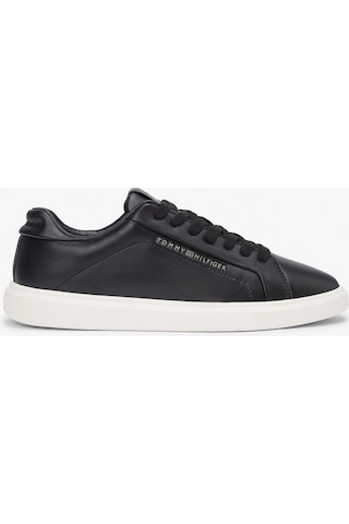 Tommy Hilfiger Icon Court Hafif Parlak Kadın Siyah Sneaker Fw0fw08949bds Siyah