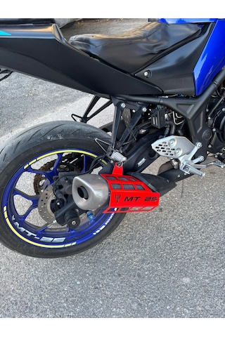 Yamaha Mt-25 Egzoz Koruması Kırmızı