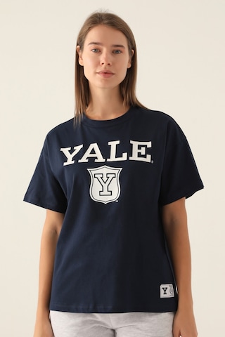 Yale Emblem Lacivert Kadın T-shirt 5274-42842 Lacivert