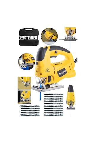 Steiner 4000 Watt Lazerli Otomatik Dekupaj Çantalı Sarı + 15 Uç