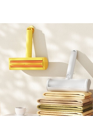 Sones Evcil Hayvan Giysileri Yatak Çarşafları Saç Fırçası Elektrostatik Adsorpsiyon Saç Temizleyici Sarı