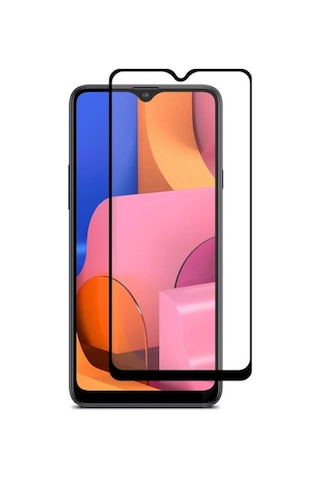 Samsung Uyumlu Galaxy A20S Fiber Nano Kırılmaz Ekran Koruyucu