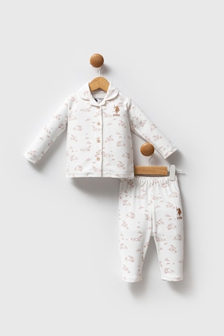 U.S. Polo Assn. Kız Bebek Beyaz Takım Beyaz