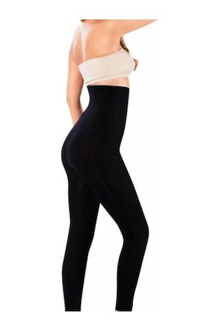 Kadın Siyah Lohusa Tayt Korse