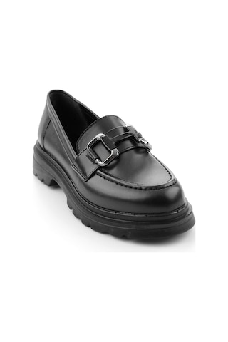 Bambi Siyah Kadın Loafer Ayakkabı K01997011109 Siyah
