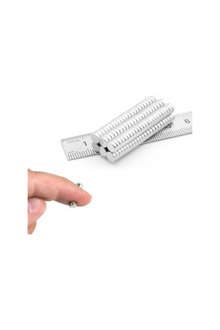 Dünya Magnet Mıknatıs 6x2 Mm Neodyum Yuvarlak Disk Magnet - 50 Adet