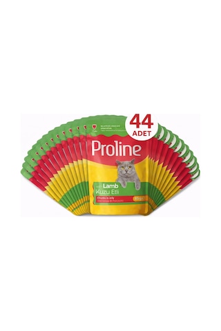Proline Pouch Kuzu Etli Yaş Kedi Mama 44 X 85 Gr
