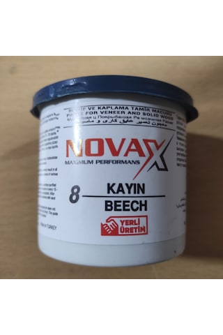 Novax Kayın Renk Ahşap Tamir Macunu 200 Gram Türk Malı 1 Adet
