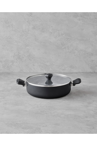 English Home Prego Cerawell Sığ Tencere 26 Cm Siyah Siyah
