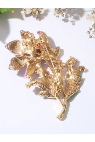 Queen Fair Broş Çiçek Çamura Yakın 168933435 Siyah