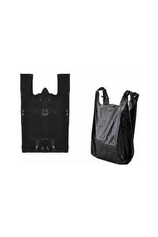 Siyah Atlet Poşet Orta Boy 5Kg