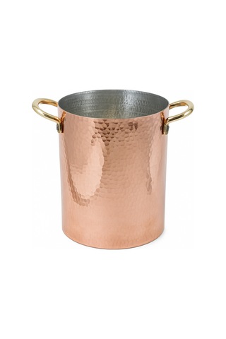Cuvesta El Yapımı Kalın 1.5mm Modern Bakır Buz Kovası 16 21cm