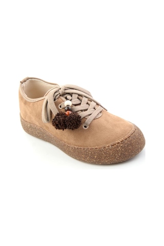 Bambi Vizon Süet Kadın Sneaker K01646000472