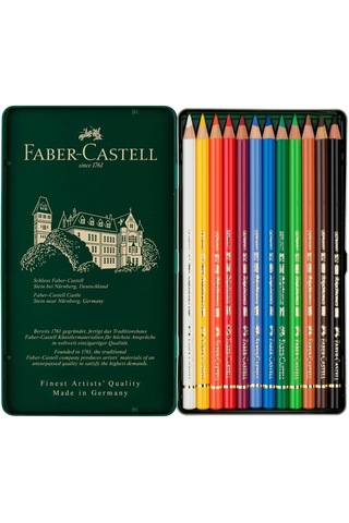 Faber-castell Polychromos Kuru Boya Kalemi, 12 Renk Diğer