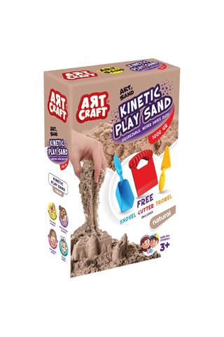 Art Sand Aksesuarlı Natural Oyun Kumu 1000 Gr. - Kinetik Kum Seti - Natural Kum - Doğal Kum Renkli