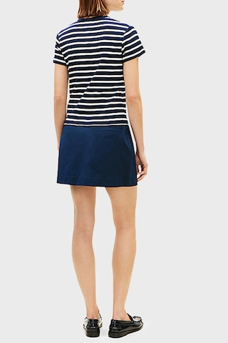 Tommy Hilfiger Bayan T Shirt Ww0ww48709 0x3 Lacivert-beyaz