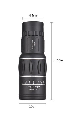 Suofeng 16x52 Kompakt Tek Gözlü Teleskop - Yüksek Kaliteli Görüntü, Su Geçirmez, Cep Telefonu Uyumlu - Manzaralar, Kuş İzleme, Spor Etkinlikleri İçin Taşınabilir