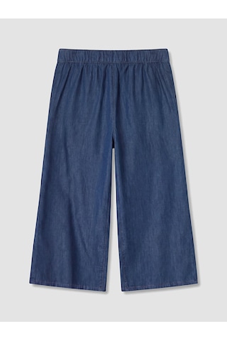 Lcw Grace Siyah Regular Fit Geniş Paça Kadın Jean Kapri
