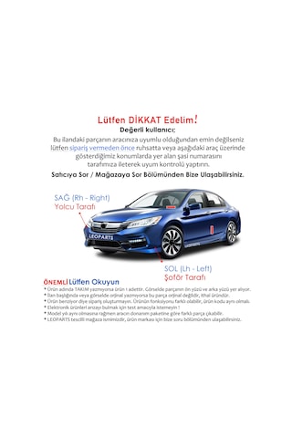 Leoparts Mitsubishi L200 Stop Lambası Sol 2015-2018 8330a943