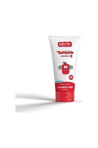 Babyton Organik Doğal Çilek Aromalı Diş Macunu 50 Gr