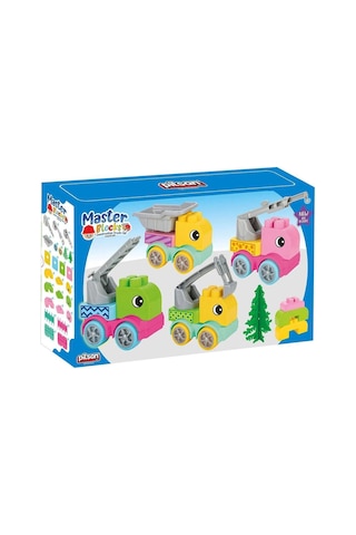 Pilsan Master Bloklar İş Kamyonları Seti 03607
