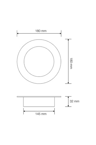 24w Sıva Altı Led Spot Aydınlatma, İç Mekan Led Spot Armatürü Alüminyum Kasa 6500k Beyaz Işık Rio Vl491024 Diğer